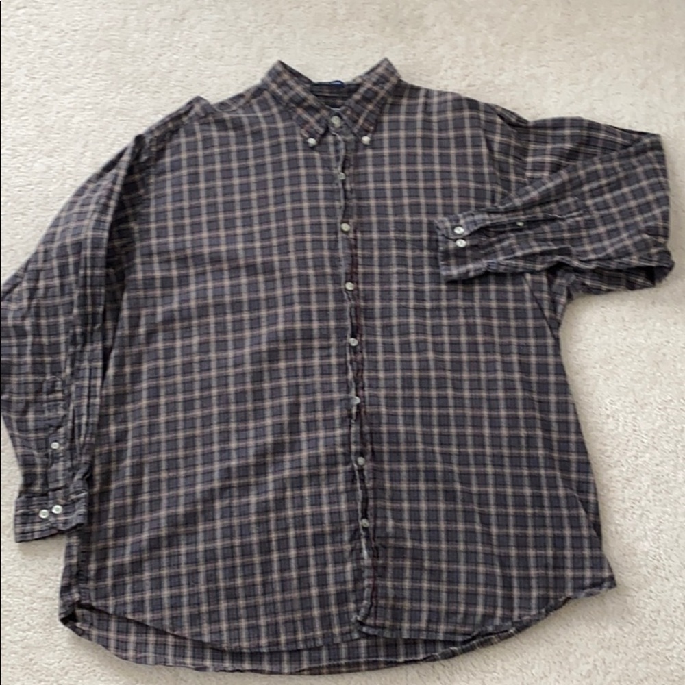 Britches plaid button down shirt